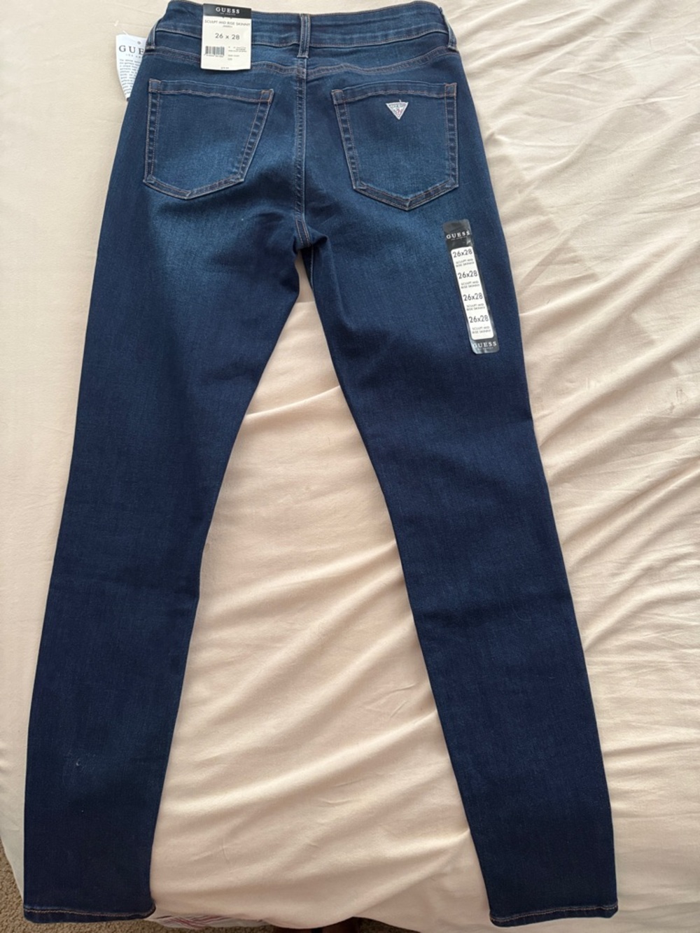 GUESS Women's Dark Blue Skinny Jeans - Stretch Denim